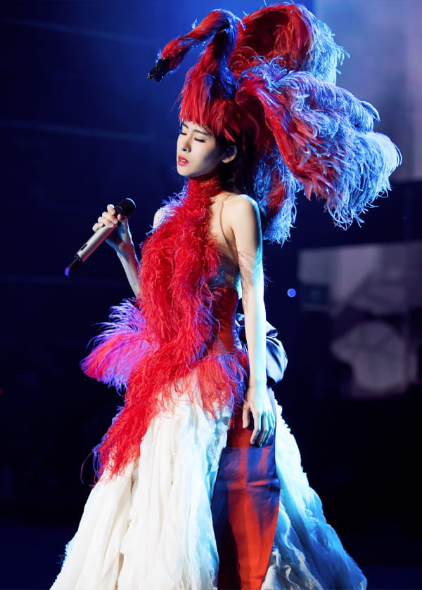 张碧晨自饰演唱会图片5